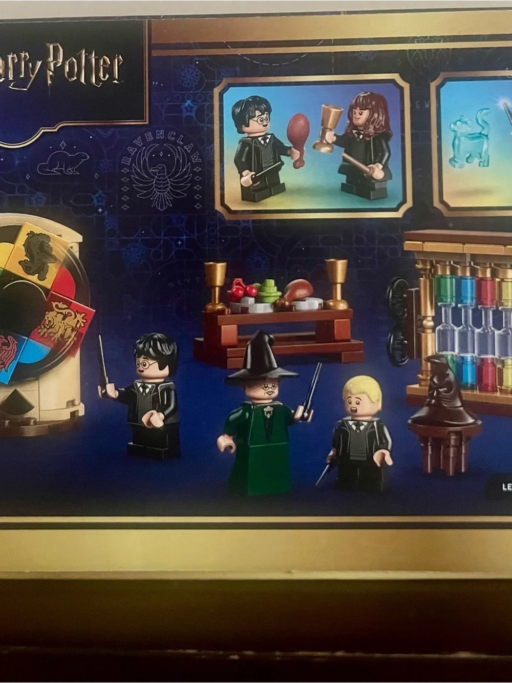 Harry Potter Themed Blue Wall Art Print